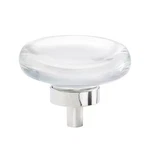 Glacio 1-3/4 In. (44MM) Modern Clear/polished Nickel Round Cabinet Knob. Fixed Price $17.11.