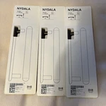 Ikea Nydala 3X Cabinet Handles Drawer Pulls Pack 1/16" Bronze - 204.057.59. Fixed Price $39.99.