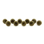 Amerock Burnished Brass 5/8" Cabinet Pull Round Knob Lot Of 10. Fixed Price $35.99.