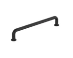Amerock Factor 6-5/16 In. (160MM) Modern Matte Black Arch Cabinet Pull BP37381FB. Fixed Price $9.99.