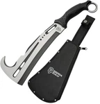 Sierra Zulu Clawhook Machete 10.75" Two-tones 3CR13 Steel Blade Black Tpr Handle. Fixed Price $47.69.