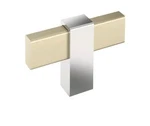 Amerock Pack Silver Champagne/polished Chrome 2-3/8 Inch Knob Fast Ship New. Fixed Price $25.00.