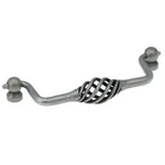 Lot Of (10) Pewter Birdcage Hickory P3657-DP Cabinet Bail Pull Drawer Handles 5". Fixed Price $39.99.