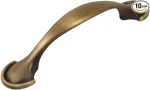10 Pack - 6632BAB Brushed Antique Brass Cabinet Hardware Handle Pull 3" Inc.... Fixed Price $34.30.