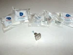 Knobs Hickory Hardware P3503-SAS Altair Satin Antique Silver 1" Square 6 Pc Lot. Fixed Price $12.99.