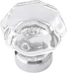 Belwith Keeler B076570-GLCH Luster 1-1/4" Round Crystal Glass Cabinet Knob. Fixed Price $19.18.