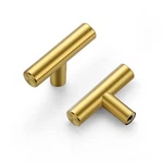 Ravinte 2" Stainless Steel Cabinet Pulls Brushed Brass Handles (15 Pack). Fixed Price $57.48.