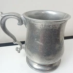 Vtg Royal Wilton Rwp Pewter Tankard Beer Mug Queen Anne Handle Usa 12OZ Marked. Fixed Price $30.00.