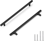 11 Probrico Black Stainless Steel Kitchen Cabinet Door Bar Drawer Pulls 12.5IN. Fixed Price $24.95.