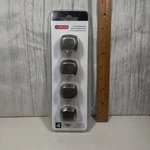 (pack Of 4) Delta Mandara 1-1/4 Satin Nickel Square Cabinet Knob P29530D-SN-U. Fixed Price $16.00.