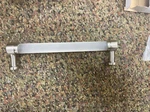 New Restoration Hardware Grafton Glass Brushed Nickel 6 Pull. Fixed Price $15.00.