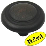 *25 Pack* Cosmas Cabinet Hardware Oil Rubbed Bronze Round Knobs #2202ORB. Fixed Price $27.23.