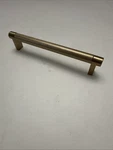 Emtek 84055.RECUS4.KNUS4 Knurled 6" Bar Cabinet Pull- Satin Brass. Fixed Price $24.00.