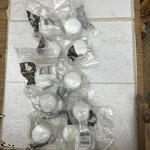 Belwith English Cozy 1-1/2 Inch Porcelain Knob Pull Nos 10 Pcs Drawer Cabinet G2. Fixed Price $21.00.