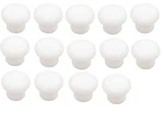 14 Knobs Cabinet Drawer Dresser Lamp Filial White Ceramic Mushroom 2 Screws. Fixed Price $20.00.