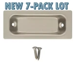 New 7-PACK Lot Gatehouse 3/8" X 1/4" Door Drawer Pull Flush Satin Nickel. Fixed Price $14.24.