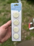 New Brainerd 1-3/8 Elegant Marble Knobs W/ Champagne Bronze Finish Stems. Fixed Price $8.00.