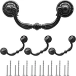 4 Pack Bail Pull Handles 2.75 Inch Hole Center Antique Drop Drawer Swing Ca. Fixed Price $14.38.