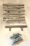 Qty 7 Belwith Hickory Hdwe Cabinet Drawer Pulls Handles 3" Center Satin Nickel. Fixed Price $22.99.