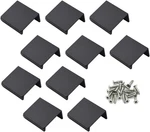 Lc Lictop 1.38 Inch Black Finger Pulls For Cabinet 10PCS, 0.63 Hole Spacing. Fixed Price $18.83.