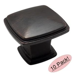 *10 Pack* Cosmas Cabinet Hardware Oil Rubbed Bronze Square Knobs #4391ORB. Fixed Price $24.08.