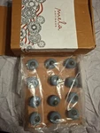 Mela Artisans Chambal Gardens Ceramic Knobs Set Of 12. Fixed Price $20.00.