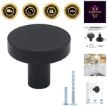 30 Pack Black Cabinet Knobs - Rustproof Aluminum Drawer Fixtures. Fixed Price $55.99.
