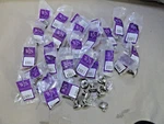 Lot Of 38 Wisdom Stone Brushed Satin Nickel Cabinet Door Round Mushroom Knobs. Fixed Price $19.99.