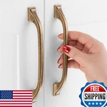 Askano 10 Pack 5" Antique Brass Cabinet Pulls Handles Kitchen Vintage. Fixed Price $53.41.