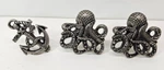 Nautical Metal 2 Octopus & Anchor Drawer Pulls Knobs. Fixed Price $19.99.