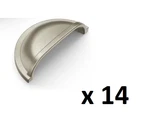 *14* Hickory Hardware Williamsburg 3 In. C/c Stainless Steel Finish Cup Pulls. Fixed Price $49.99.