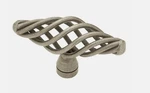 Liberty Antique Pewter Oval Birdcage Spiral Drawer Pull Handle Knob Small Or Lg. Fixed Price $19.99.