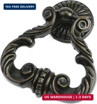 Vintage Antique Bronze Cabinet Pulls French Provincial Single Hole Ring Han. Fixed Price $19.98.