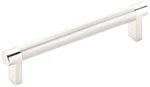 Emtek 84054.REC.KN Knurled 5" Center To Bar Cabinet Pull - Polished. Fixed Price $32.00.