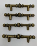 Cabinet Handle Drawer Pull Burnished Brass Bar Vtg 742-1 Can Rd 1977 Lot Of. Fixed Price $14.95.