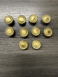 10 Belwith Keeler Cabinet Knob Pull Brushed Brass Finish Beaded Design (46). Fixed Price $25.00.