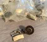 Great Lot 20 Vintage New Old Stock Solid Brass Knobs Keeler Co. 1 5/8". Fixed Price $34.99.