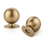 Home Decor Cabinet Hardware - Round Ball Knobs Champagne Bronze 12 Pack. Fixed Price $51.99.