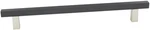 Alno D2805-18-MN/MB Quadrato 18" Appliance Pull Smooth Nickel/matte Black. Fixed Price $103.96.