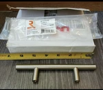 10X Richelieu Hardware Pull BP30576195 76MM Brushed Nickel Kitchen Drawer Handle. Fixed Price $24.99.