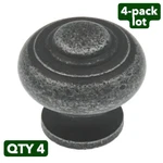 New 4-PACK Lot Amerock BP4258WID Wrought Iron Dark 1-3/16" Cabinet Knob Pulls. Fixed Price $33.29.