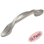 *10 Pack* Cosmas Cabinet Hardware Satin Nickel Handle Pulls #9009SN. Fixed Price $17.05.