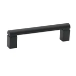 Alno A430-4-MB Vogue 4" Center To Solid Brass Bold Cabinet Pull Matte Blk. Fixed Price $19.99.