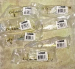 Lot Of Seven Liberty Brass Finish Drawer Pulls P30062CBP. Fixed Price $20.00.