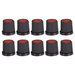 Uxcell 10PCS 6MM Shaft Hole Knob For Speaker Effect Pedal Amplifier Red. Fixed Price $11.09.