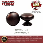 Knob Pull Round Kitchen Bath Cabinet Door Drawer Hardware Brushed Oil Rub Bronze. Fixed Price $5.99.