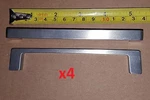 Pc Cabinet Door/drawer Handles/pull Aluminum 5" New Kitchen 8419-28B Lot Diy. Fixed Price $9.99.