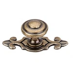 Top Knobs M31 Canterbury 1/4" W/backplate German Bronze. Fixed Price $5.00.