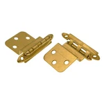 Pair Amerock 3/8" Inset Hinge Bright Brass Face Mount Free Swingi. Fixed Price $12.17.