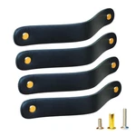 4 Pack Leather Drawer Pulls Cabinet Handles, Kitchen Wardrobe Door Kn.... Fixed Price $29.92.